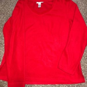 Long sleeve soft pajama shirt